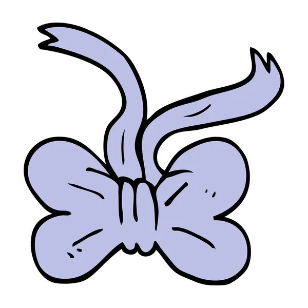 Papillon Cartoon Doodle — Vettoriale Stock