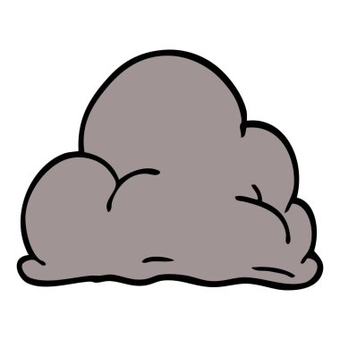 çizgi film doodle fırtına bulutu