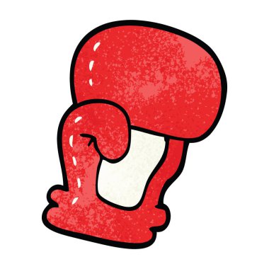 çizgi film doodle boks eldiveni