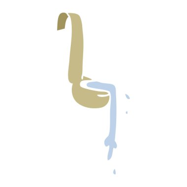 çizgi film doodle kepçe gıda