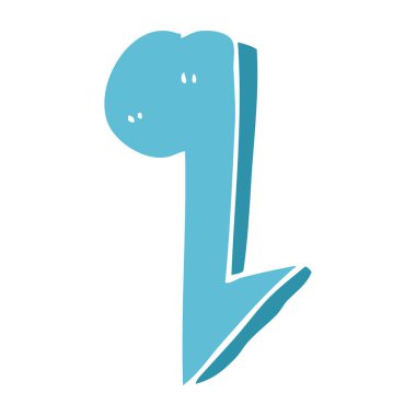 çizgi film doodle nota