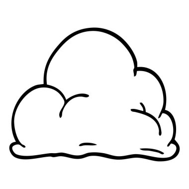 çizim karikatür fırtına bulutu
