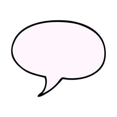 çizgi film doodle konuşma balonu