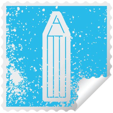 sıkıntılı etiket simge tasarlamak bir kalem