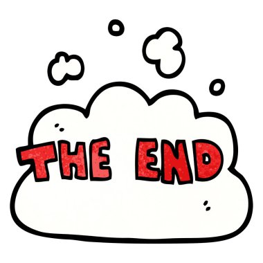 Son ifadeler karikatür doodle