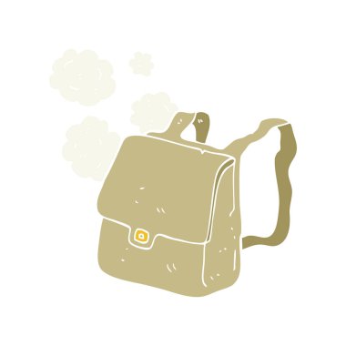 El çantası düz renkli çizimi