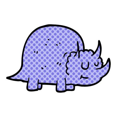 çizgi film doodle tarih öncesi dinozor