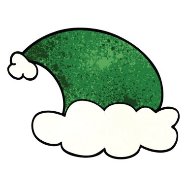 çizgi film doodle Noel şapka