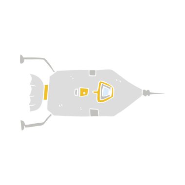 Çıkarma gemileri düz renkli çizimi