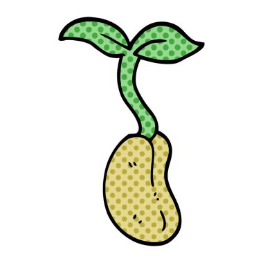 çizgi film doodle fide şekil