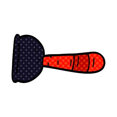 çizgi film doodle tuvalet dalgıç