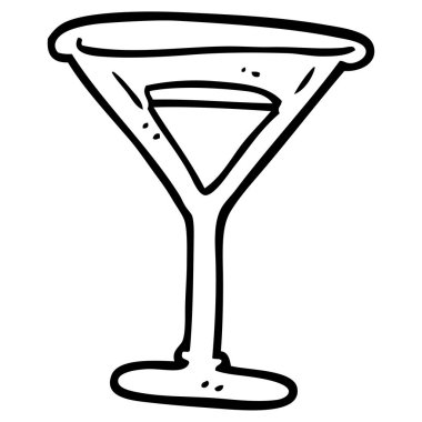 çizim karikatür martini