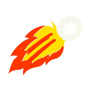 düz renk illüstrasyon futbol topu