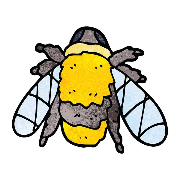 Dessin Animé Gribouille Abeille Gribouillée — Image vectorielle