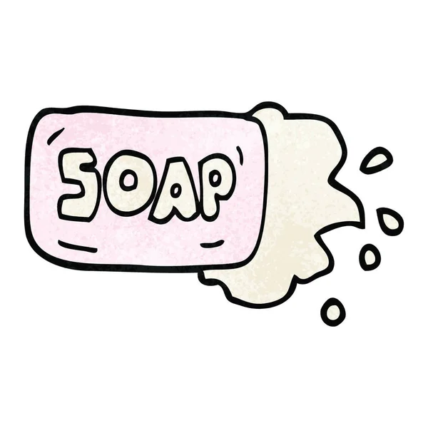动画片涂鸦酒吧肥皂 — 图库矢量图片
