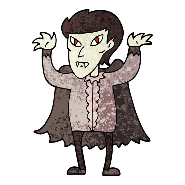 Feliz Halloween Cartão, Convite, Cartaz Ou Panfleto. Personagem De Desenho  Animado Vampiro Vestindo Capa Preta E Vermelha E Fazendo Gesto Assustador.  Ilustração Vetorial Royalty Free SVG, Cliparts, Vetores, e Ilustrações  Stock. Image