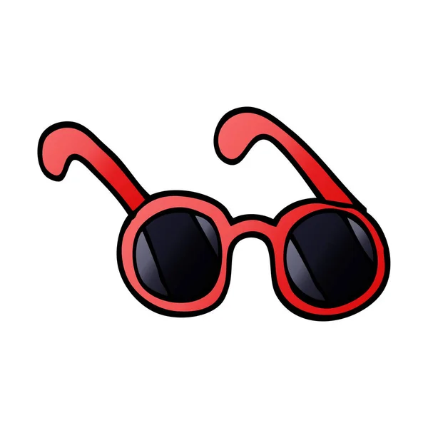 Óculos Sol Doodle Desenhos Animados —  Vetores de Stock