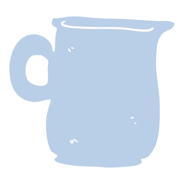 ミルク水差しのフラット カラー イラスト — ストックベクタ