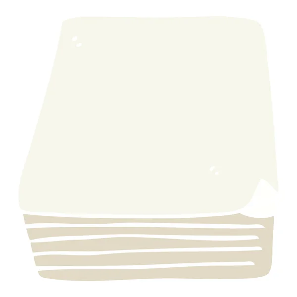 Plochý Barevný Obrázek Zásobníku Papíru — Stockový vektor