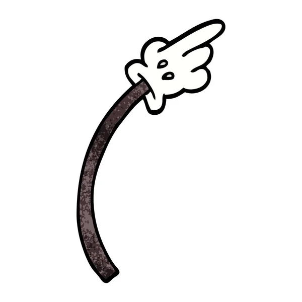 Cartoon Doodle Hand Gest — Stock vektor