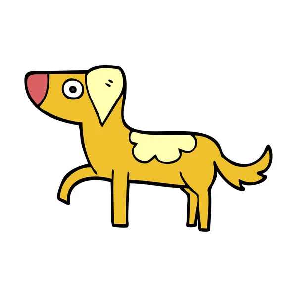 Desenho Animado Doodle Cão —  Vetores de Stock