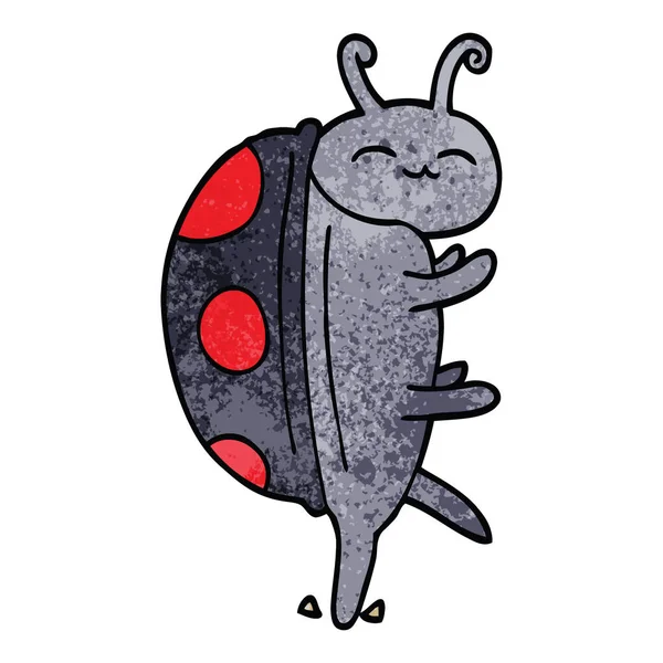 Cartoon Doodle Schattig Bug — Stockvector