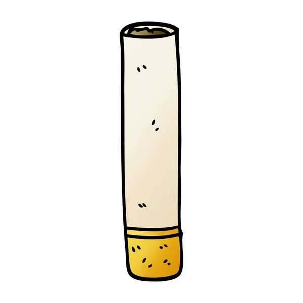 Karikatur Doodle Tabak Zigarette — Stockvektor