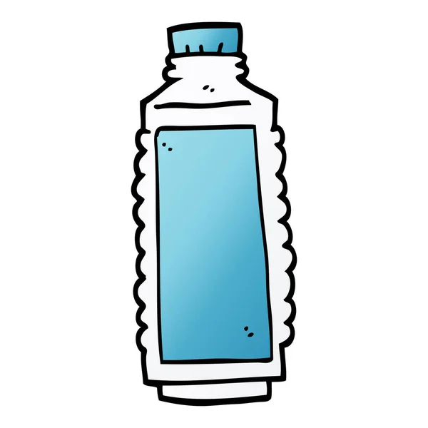 Cartoon Doodle Dranken Fles — Stockvector