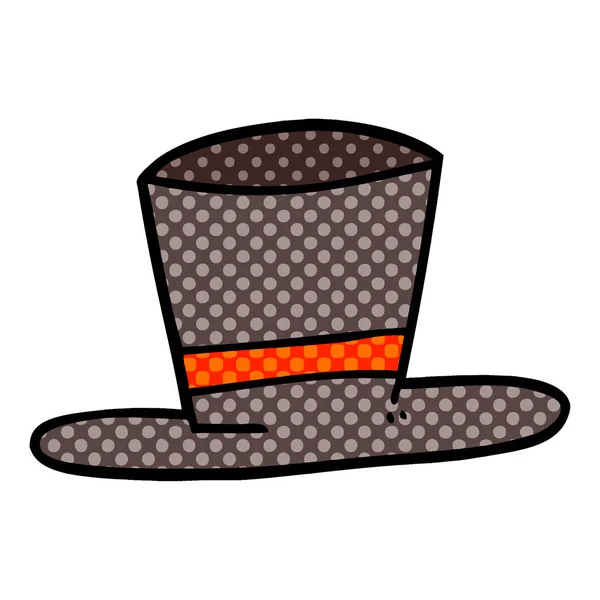 Chapeau Top Doodle Dessin Animé — Image vectorielle