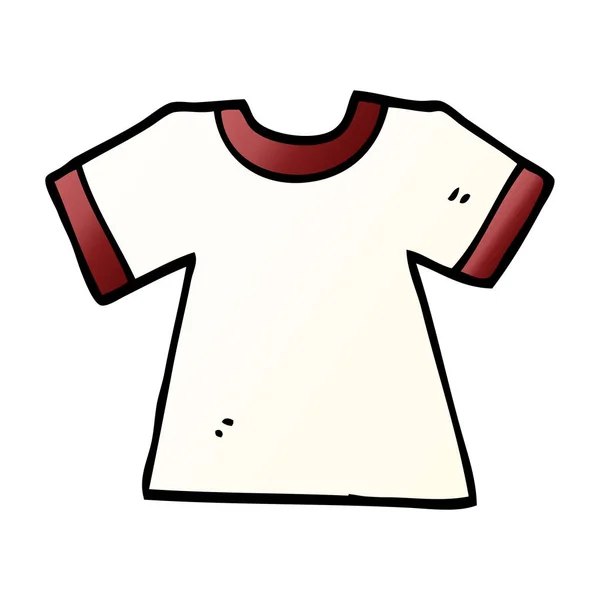 Cartoon Doodle Shirt — Stockvektor