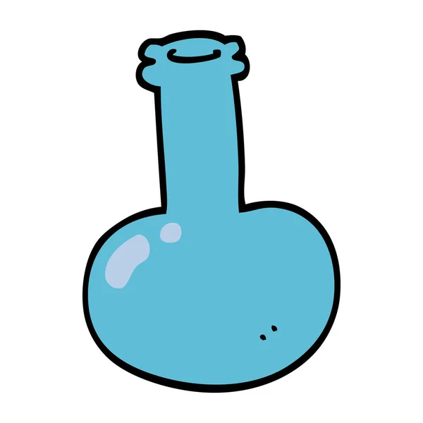 Cartoon Doodle Einer Glasflasche — Stockvektor