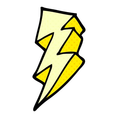 çizgi film doodle şimşek