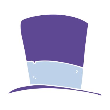 karikatür silindir şapka