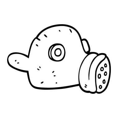 çizgi çizme çizgi film gaz maskesi