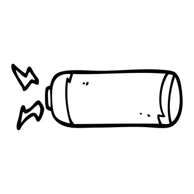 çizim karikatür pil