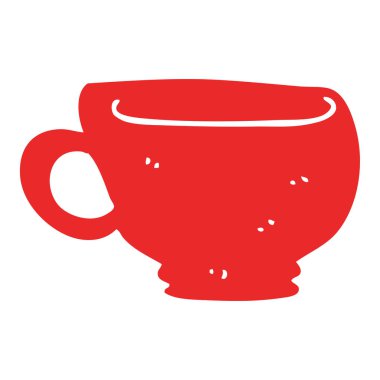 çizgi film doodle Kupası vektör çizim 