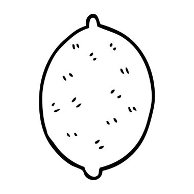 çizim karikatür limon meyve