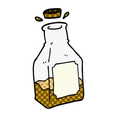 çizgi film doodle içki sürahi