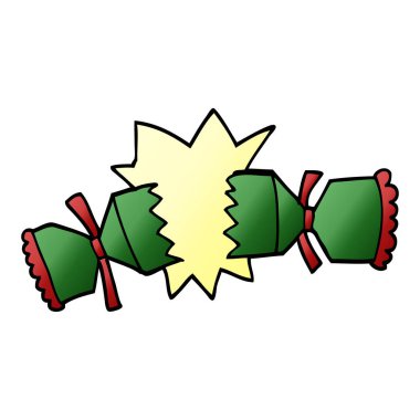 çizgi film doodle patlayan kraker