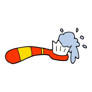 diş, vektör, illüstrasyon karikatür doodle