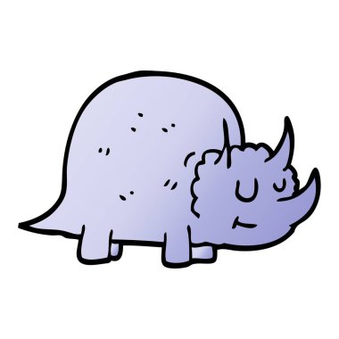 çizgi film doodle tarih öncesi dinozor