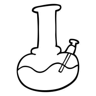 siyah beyaz çizgi film nargile