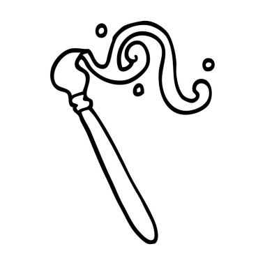 çizim karikatür boya fırçası