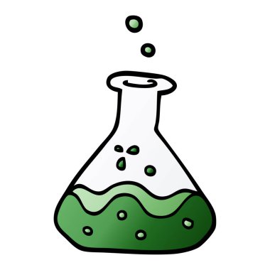 çizgi film doodle bilimsel deney