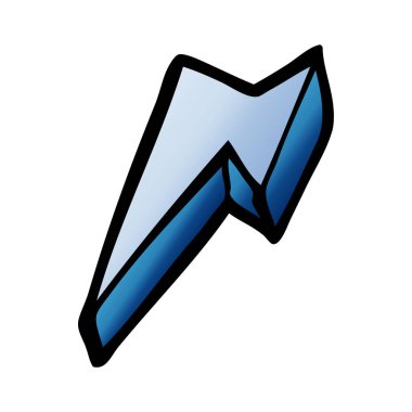 çizgi film doodle dekoratif şimşek