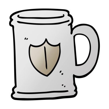 vektör degrade illüstrasyon karikatür Hana