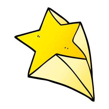 çizgi film doodle yıldız çizim