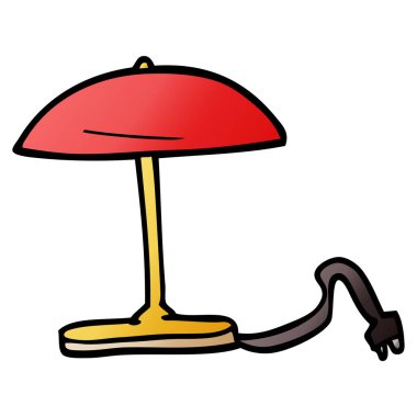 çizgi film doodle masa lambası