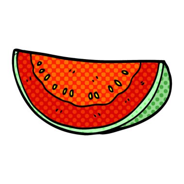 Doodle meyve, renkli vektör çizim karikatür