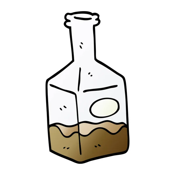 Cartoon Doodle Drink Dekanter — Stockvektor